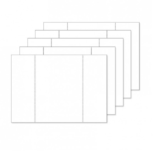 HD Fancy Shaped Card Blanks - A5 Gatefold